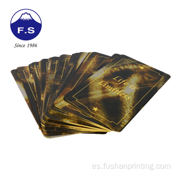 Juego de cartas impreso de juego Golden Edge personalizado